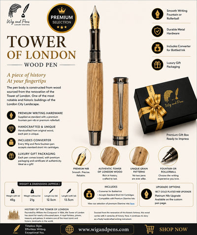 Tower of London Wood Pen