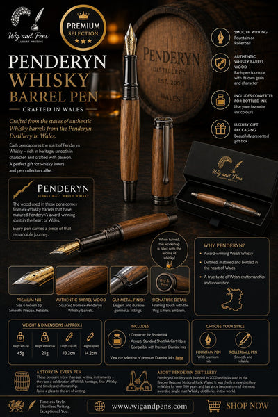 Penderyn Whisky Barrel Pen