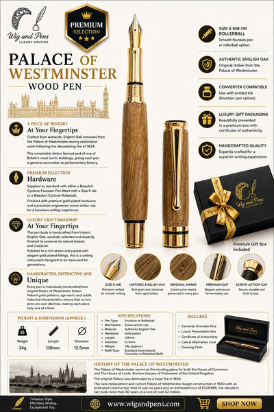 Palace of Westminster Wood Pen