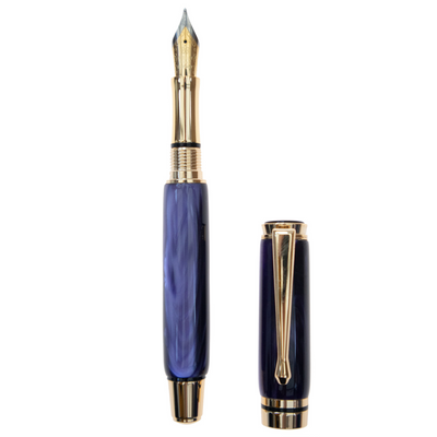 Inky Ocean Depths Resin Pen